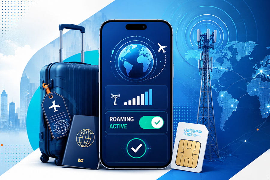 تنظیمات Data Roaming